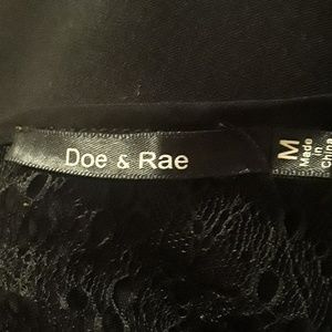 Doe & Rae Black Dress